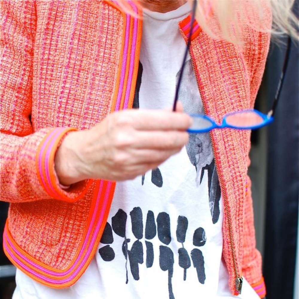 J. Crew Braid Trimmed Tweed Blazer